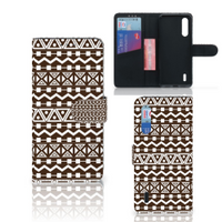 Xiaomi Mi 9 Lite Telefoon Hoesje Aztec Brown - thumbnail