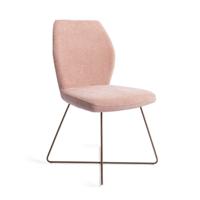 Jesper Home Eetkamerstoel 'Ikata' Cross Rose, kleur Anemone