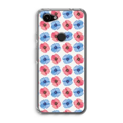 Klaproosjes: Google Pixel 3a Transparant Hoesje