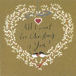 Kerstkaarten Woodmansterne - All I want for Christmas is You (Set van 3)