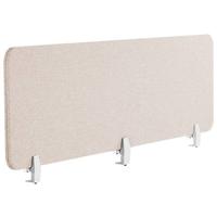 Beliani - WALLY - Bureauscherm - Beige - 180 cm - Polyester