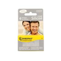 Ohropax Silicon clear 6 Stuks