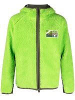 Moncler Grenoble veste zippée à capuche - Vert