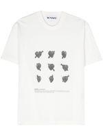 Sunnei t-shirt en coton à imprimé Cuori-di-Pietra - Blanc - thumbnail