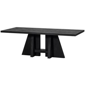 WOOOD Kean Eettafel - Mango - Zwart - 75x220x100