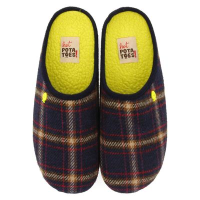 Hot Potatoes Pantoffels Damuls 64669 Blauw-41 maat 41