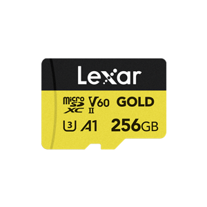 Lexar MicroSDXC Gold Series UHS-II 256GB V60