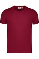 HAKRO Performance Regular Fit T-Shirt ronde hals wijnrood, Effen - thumbnail