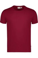 HAKRO Performance Regular Fit T-Shirt ronde hals wijnrood, Effen