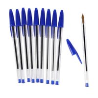 Bic balpennen set 10x stuks in kleur blauw   - - thumbnail