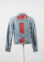 "Don't Dump Me" Light Blue Jacket in size S - BOAS Special Edition "Don't Dump Me" Light Blue Jacket in size S - BOAS Special Edition