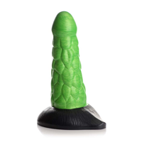 XR Brands Radioactive Reptile - Thick Scaly Silicone Dildo - thumbnail