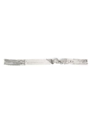 GCDS bride amovible à ornements en cristal - Argent