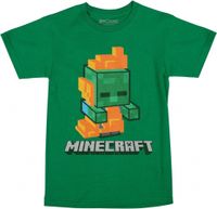 Minecraft - Mini Fire Zombie Youth Tee - thumbnail