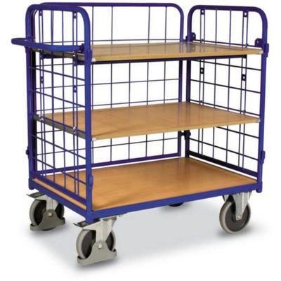 VARIOfit SW-800.303 Etagewagen Staal Laadvermogen (max.): 500 kg Gentiaan-blauw (RAL 5010) VARIOfit SW-800.303 Etagewagen Staal Laadvermogen (max.): 500 kg Gentiaan-blauw (RAL 5010)