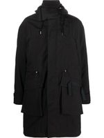 Jacquemus parka à capuche - Noir