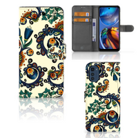 Wallet Case Motorola Moto E32 | Moto E32s Barok Flower