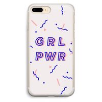 GRL PWR: iPhone 7 Plus Transparant Hoesje