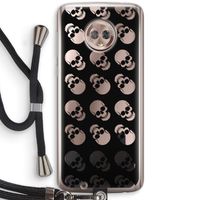 Musketon Skulls: Motorola Moto G6 Transparant Hoesje met koord
