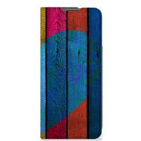 OnePlus Nord CE 2 5G Book Wallet Case Wood Heart - Cadeau voor je Vriend