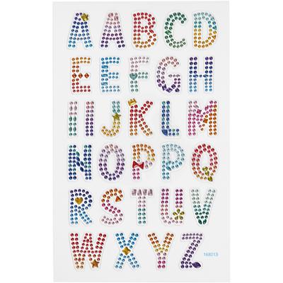 Creativ Company Diamond stickers, alfabet, vel 10x16 cm, 1 vel