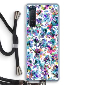 Hibiscus Flowers: Sony Xperia 5 II Transparant Hoesje met koord