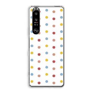 Bollen: Sony Xperia 1 III Transparant Hoesje