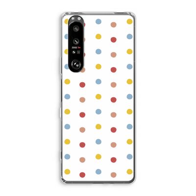 Bollen: Sony Xperia 1 III Transparant Hoesje