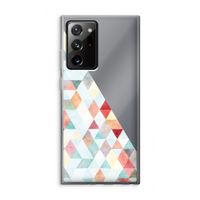 Gekleurde driehoekjes pastel: Samsung Galaxy Note 20 Ultra / Note 20 Ultra 5G Transparant Hoesje