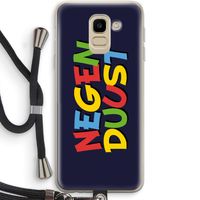 90's One: Samsung Galaxy J6 (2018) Transparant Hoesje met koord