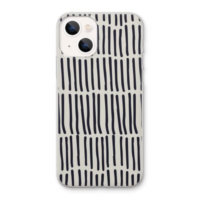 Moroccan stripes: iPhone 13 Transparant Hoesje