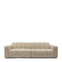 Riviera Maison - Dazzle Sofa 3,5 Seater Satin Shell - Satijnen Schelp