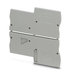 D-STIO 2,5/3  - End/partition plate for terminal block D-STIO 2,5/3