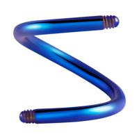 Anodized Spiral Pin Chirurgisch staal 316L Balletjes, staafjes en meer