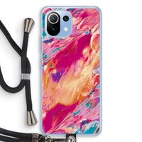 Pastel Echoes: Xiaomi Mi 11 Lite Transparant Hoesje met koord