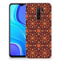 Xiaomi Redmi 9 TPU bumper Batik Brown