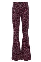 LOOXS 10sixteen Meisjes flair broek - Mauve stippen