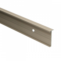 Trapneusprofiel PVC RVS 14x43mm - 300cm