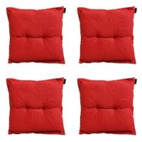 Zit universeel Basic red 50 cm x 50 cm (4 stuks) Madison - Madison