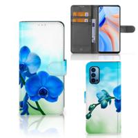 OPPO Reno 4 Pro 5G Hoesje Orchidee Blauw - Cadeau voor je Moeder