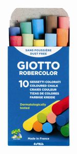 Giotto krijt Robercolor, doos met 10 krijtjes in geassorteerde kleuren