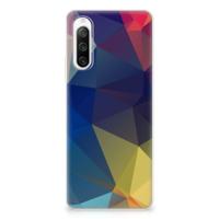 Sony Xperia 10 IV | TPU Hoesje | Polygon Dark