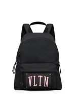 Valentino Garavani sac à dos à patch logo - Noir - thumbnail