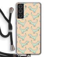 Dinos: Samsung Galaxy S21 FE Transparant Hoesje met koord