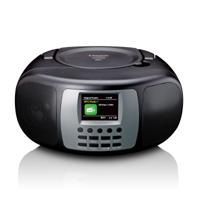 LENCO SCD-860BK - Draagbare DAB+/FM radio met Bluetooth®, CD-speler en groot LCD kleurendisplay - Zwart