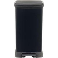 CURVER Decobin Cestino Rettangolare - 50 L - Nero Carbonio