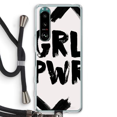 Girl Power #2: Sony Xperia 5 III Transparant Hoesje met koord