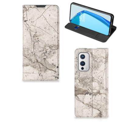 OnePlus 9 | Standcase | Marmer Beige