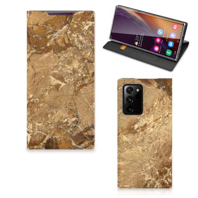 Samsung Galaxy Note 20 Ultra | Standcase | Marmer Creme