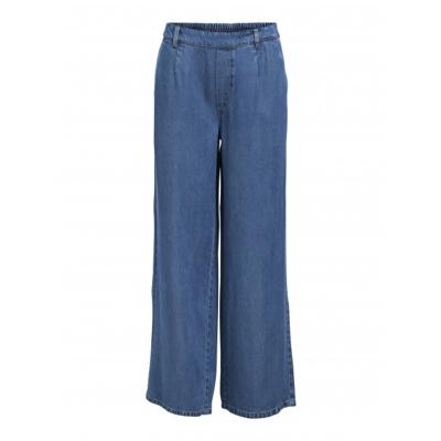 Object - Blauw | Dames | Broek | Blauw | XL | regular | Kamst mode